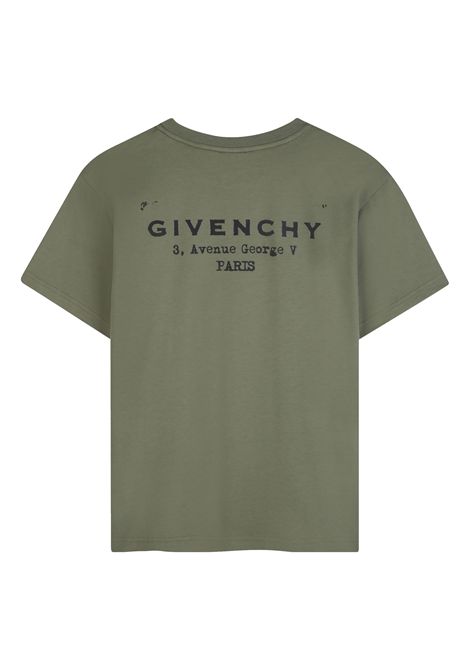 T-shirt con logo GIVENCHY KIDS | H31075645